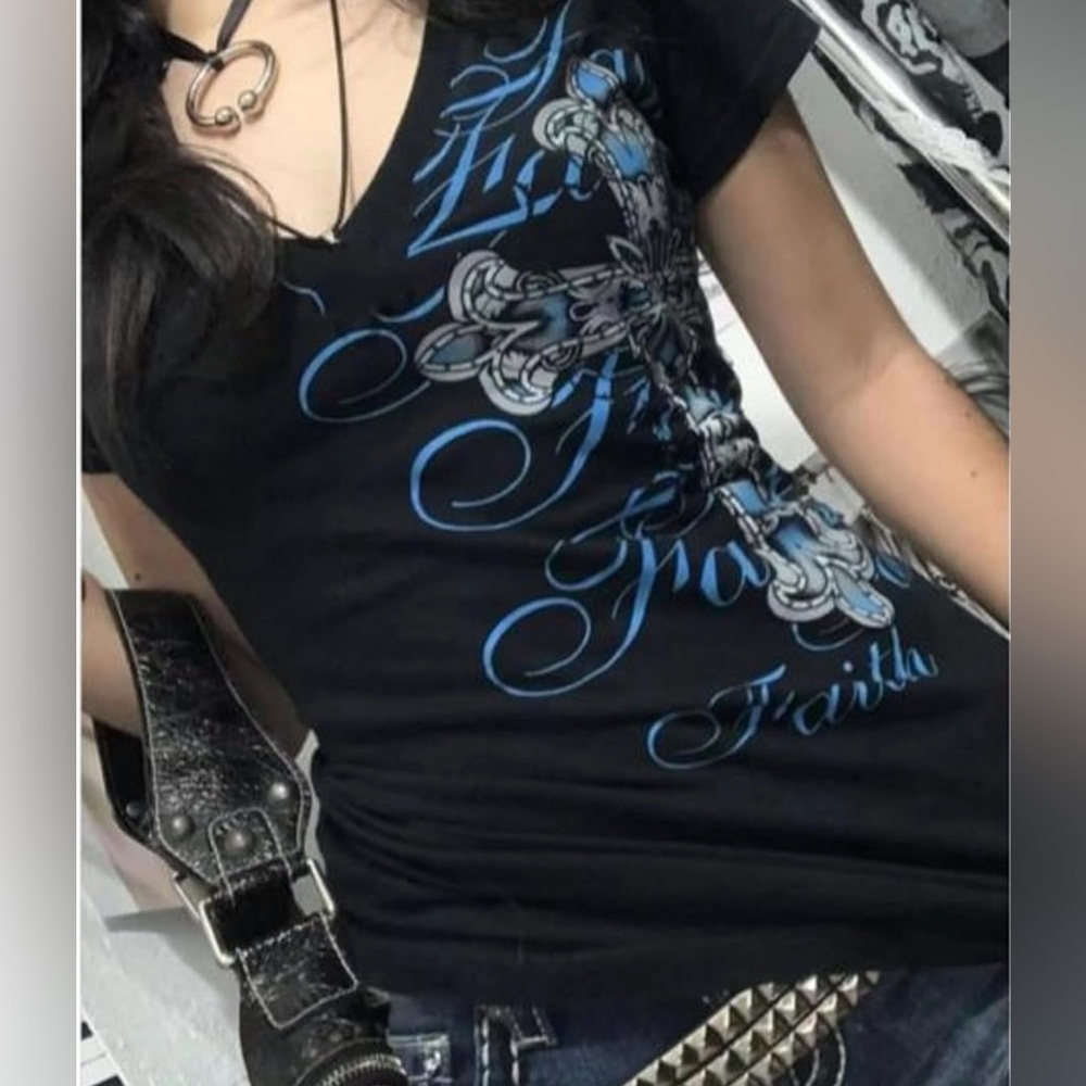 Graphic Women Top Y2K 2000s Trending Style Shirt